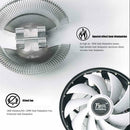 Wanjiafeng CPU Cooling Fan RGB Lighting 4 Pin Desktop Air Cooler Radiator A