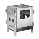 Outdoor Cooking Durable Stainless Steel Folding Pocket Alcohol Wood Stove