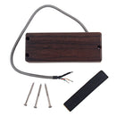 Sealed Pickup Rosewood Cover with Screws for Bass Guitar Replacement Parts