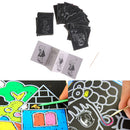 1pack 8Sheets Kids Painting Paper Colorful Art With Drawing StickME