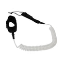 Surfboard Surfing Leash SUP Board Coiled Cord Leg Rope Double Swivels 10FT