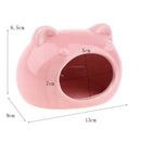 Cool Bed Sleeping Nest for Hamster Mouse Keep Pets Cool in Hot Summer Pink