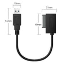 USB to 7+6 13PinSlim SATA/IDE CD DVD Rom Optical Drive Cable Adapter Converter3C