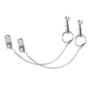 4pcs Stainless Steel Quick Release Pin with 6.3" Lanyard for Boat Top Deck