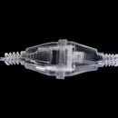 EU Plug Extender Transparent Wire for Christmas LED String light Garden Decor BX