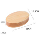 Wood Lunch Box Bento Box Food Container Kitchen Storage for School Style_B