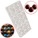 21 Diamond Chocolate Mould Clear Hard Chocolate Maker Polycarbonate Gift Past OZ