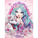 5D DIY Special Shaped Diamond Painting Girl Cross Stitch Mosaic Craft Kits