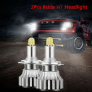 2Pcs 24 Chips H7 LED Lamp Car Headlight Bulbs LED 360 Degree 6500K 18000L Hn