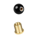 M12*1.25MM Black 8 Billiard Manual Gear Shift Knob with M8x1.25 Nut Insert
