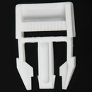 Plastic Side Quick Release Buckle Webbing Strap Clasp 25mm 5 Pcs White X5W3