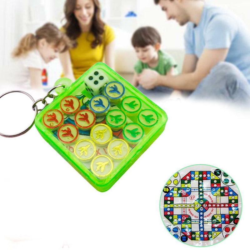Family Mini Flying Chess Travel Entertainment Board Game For Kids Adults
