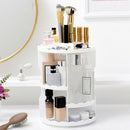 360-Degree Rotating Makeup Organizer, Adjustable Multi-Function Cosmetic St