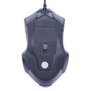 Wired USB Port 3 Keys 2500DPI Optical Home Office Gaming Mouse with LED