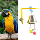 Pet Parrot Bird Bites Climb Chew Bell Toys Swing Cage Cockatiel Parakeet Ha V2E8