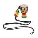 2 Pcs Djembe Pendant African Drum Jewelry Necklace for Children Gift B