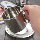 280Ml Stainless Steel Tea Coffee Mug Cups Double Wall Insulated Coffee Tea