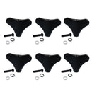 6pcs/set 4 String Bass Tuners Tuning Pegs Keys Button for JB Precision Bass