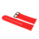 Silicone Accessories Wrist Band W/ Metal Buckle For Suunto  Red