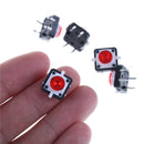 5pcs 12*12*7.3 Red Tactile Push Button Switch Momentary Tact LED FT