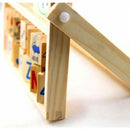 Children Baby Kids Learning Developmental Versatile Flap Abacus Wooden Toys R4X4