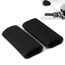 2x Hand Grips Motorcycle Foam Slip-on Anti Vibration Comfort Grip Cover Sponge