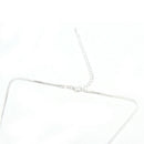 1pc Teardrop Crystal Cross Carved Necklace Engagement Wedding Jewelry Pendan Gw