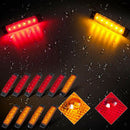 20Pcs Amber 6LED Side Marker Indicator Lamp Trailer Vehicle 24V Yellow