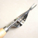 Forked Head Hand Weeder Yard Farmland Transplant Weeder Stainless Steel Puller