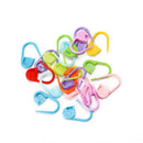 20 Pcs Color Knitting Stitch Mark Crochet Locking Tool Craft Ring Holder E1N8