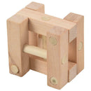 Classical Wooden Puzzle Toys Pole Ming Lock Luban Lock Q1R7