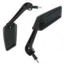 1* ABS Universal Scooter Side Rearview Mirrors Pair Moped ATV Motorcycle Backup