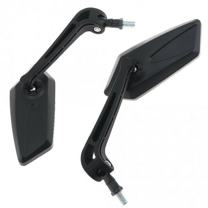 1* ABS Universal Scooter Side Rearview Mirrors Pair Moped ATV Motorcycle Backup