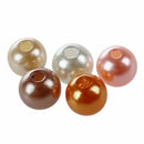 200PCS 5MM Bright Pears Spacer Loose Beads Jewelry Making multicolor
