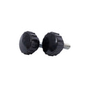 10pcs 6x15mm Male Threaded 22mm Dia Plastic Thumb Screw Knurled Knob