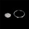 2Pcs Magic Ring and Chain Cool Magic Trick Props Metal Knot Ring On Chain 3c