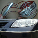 1M DIY Chrome Moulding Trim Strip Car Door Edge Scratch Protector Cover 22MM