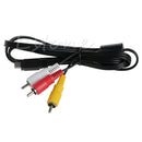 USB 10Pin to 3RCA AV Cable Stereo AVC-DC400ST for Canon EOS 7D,60D,60Da,70D,600D