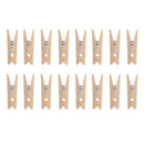 100PCS Clothes Photo Paper Peg Natural Wooden  Mini Clothespin Home Craft laps