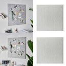 2 Pieces Hanging Message Board Felt Memo Photo Display School Pinboard Decor