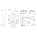 Metal Cutting Dies Stencils Stamps for DIY Car Album Paper Embossing (C)