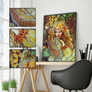 5D DIY Special Shaped Diamond Painting Girl Cross Stitch Mosaic Craft Kits