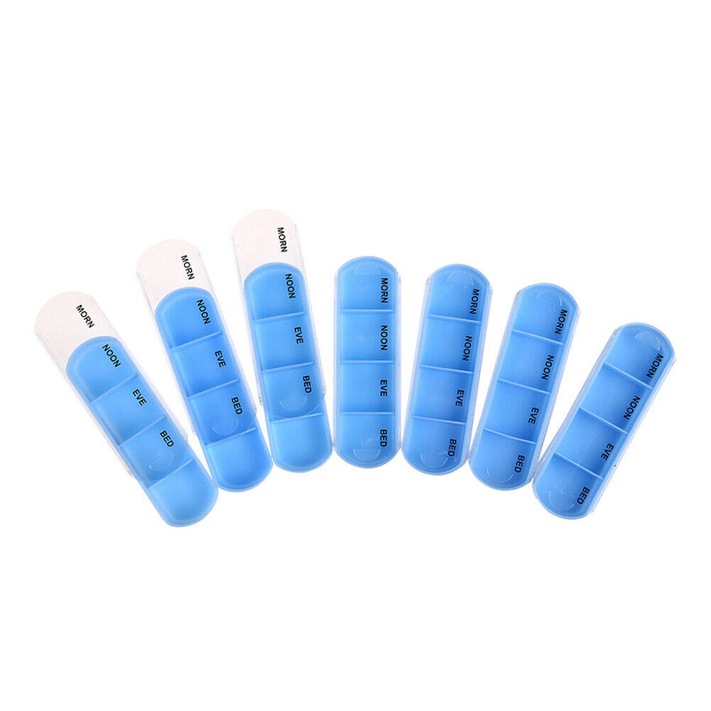 7 Days Pill Case Travel Pillbox Medicine Container Tablet Sorter Organizer
