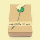 Kraft Paper Necklace Box Retro Bracelet Organizer Jewelry Gift Packaging