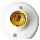 New E27 Round Plastic Base Screw Light Bulb Lamp Sockets A Pro R0I0 White 8 J4V2