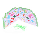 1set Dinosaur theme party Happy Birthday Paper Banner Bunting Pennant Flags 3C