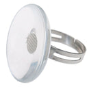 Crystal Glass Ring Glue Holder Individual Eyelash Extension Glue Pallet AdhesiTO