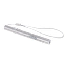 USB Rechargeable Pen Light Mini LED Flashlight Double Lamp Bead Camping BBQ