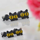 Cartoon Cat Animal Drop Earrings Pendant Polymer Clay Cute Ear Dangles Jewelry