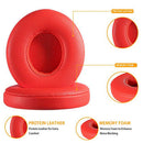 Soft Ear Pads Cushions Replacement Parts for Beats Solo 2 Solo 3 Headsets Red